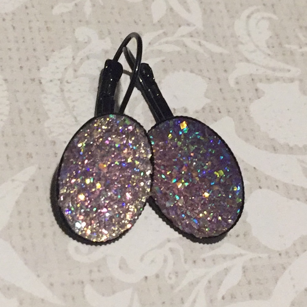 ☀️ Unicorn Druzy Dangle Earrings